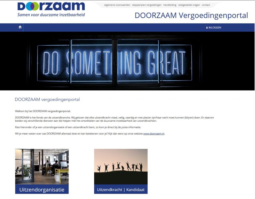 Instructievideo’s DOORZAAM vergoedingenportal