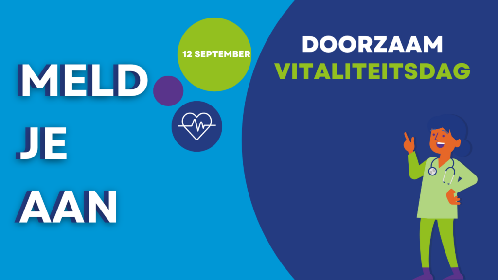 Meld je aan voor de Vitaliteitsdag op 12 september