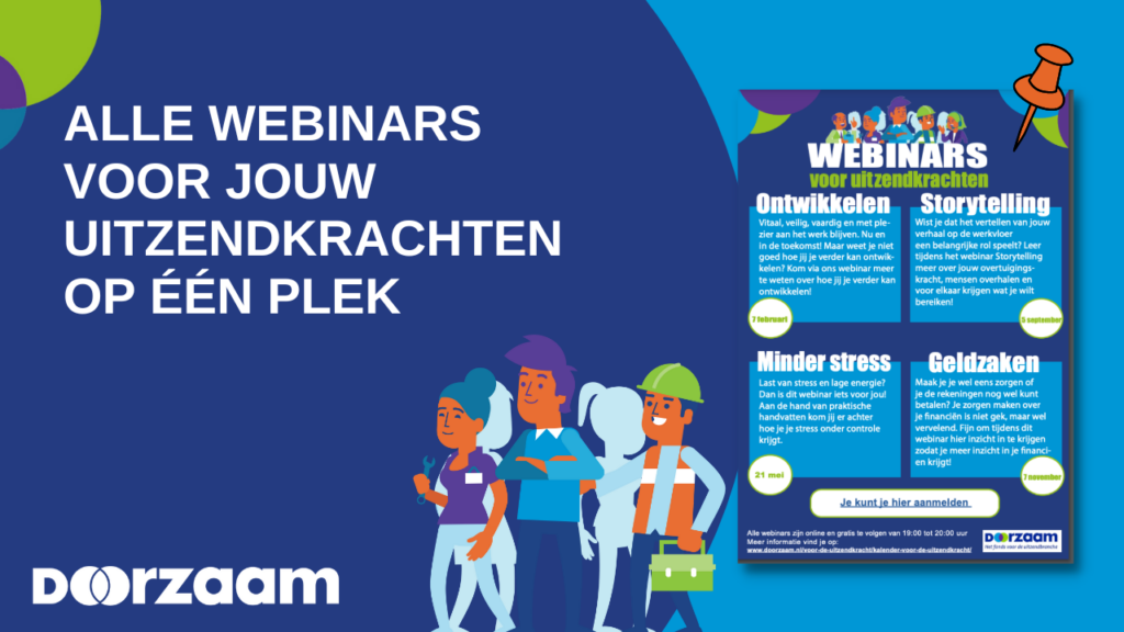 Alle webinars voor uitzendkrachten op één plek