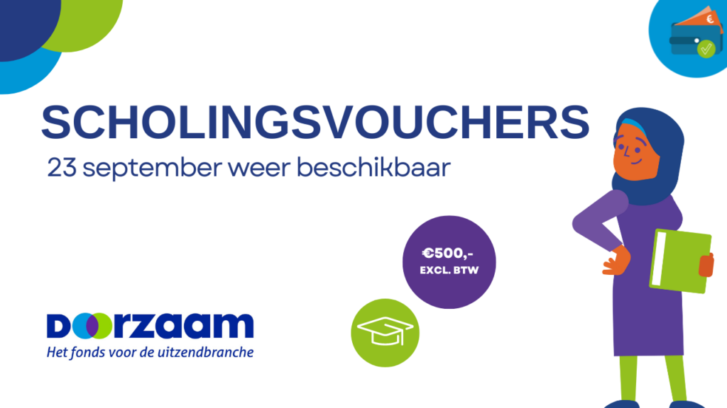 3e ronde Scholingsvouchers vanaf 23 september van start