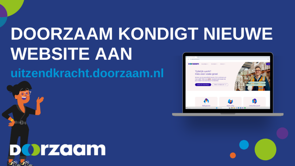 Doorzaam kondigt nieuwe website aan, speciaal voor uitzendkrachten