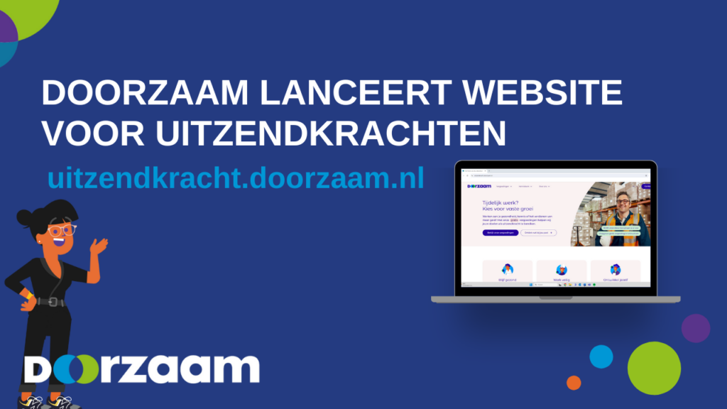 Doorzaam kondigt nieuwe website speciaal voor uitzendkrachten aan